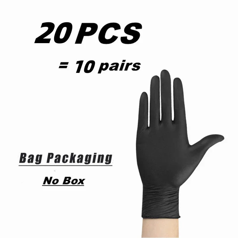 Black Nitrile Gloves
