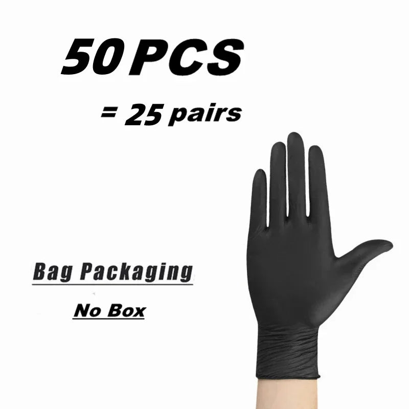 Black Nitrile Gloves