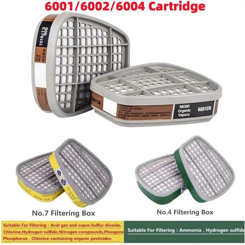 Cotton Filters Set For 3m 6200/7502/6800 Dust Gas Masks