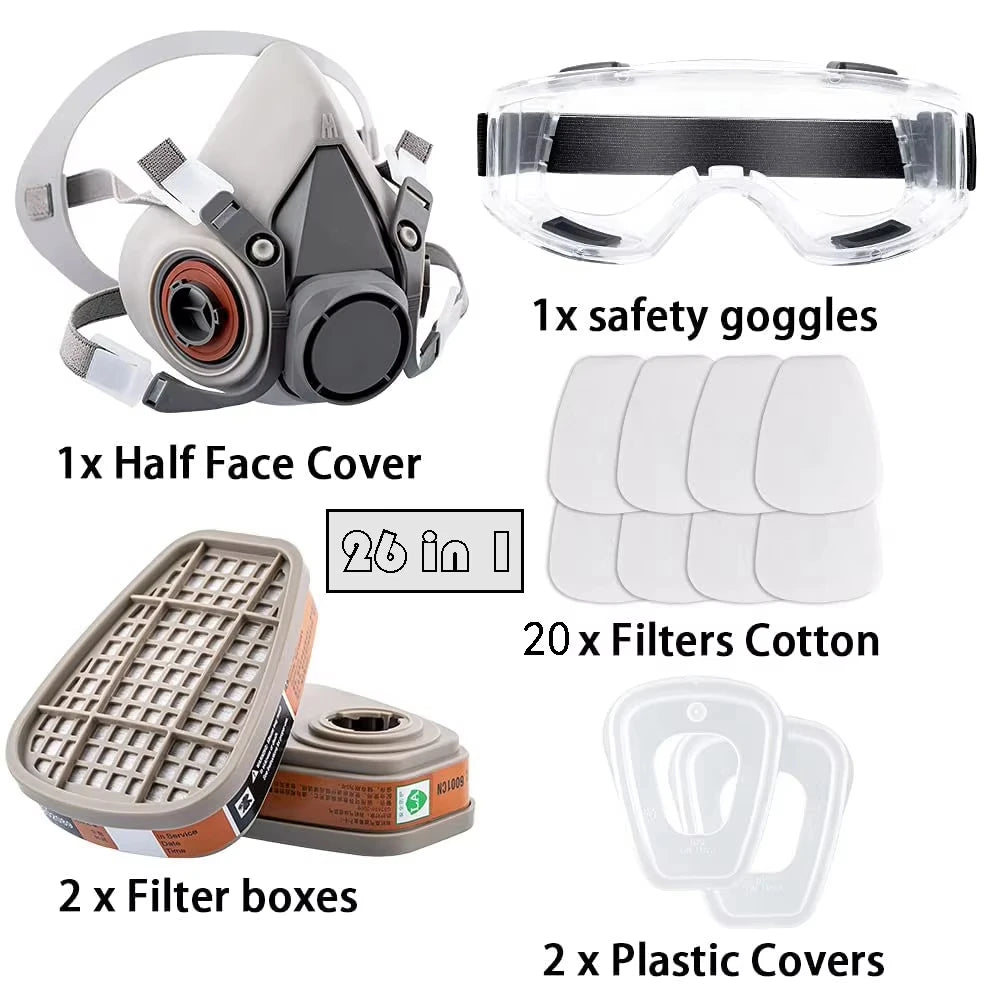 Half Face Gas Mask Respirator