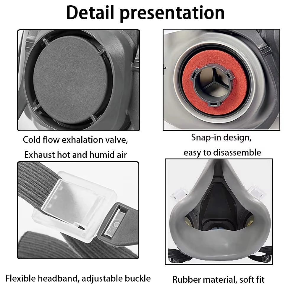 Half Face Gas Mask Respirator