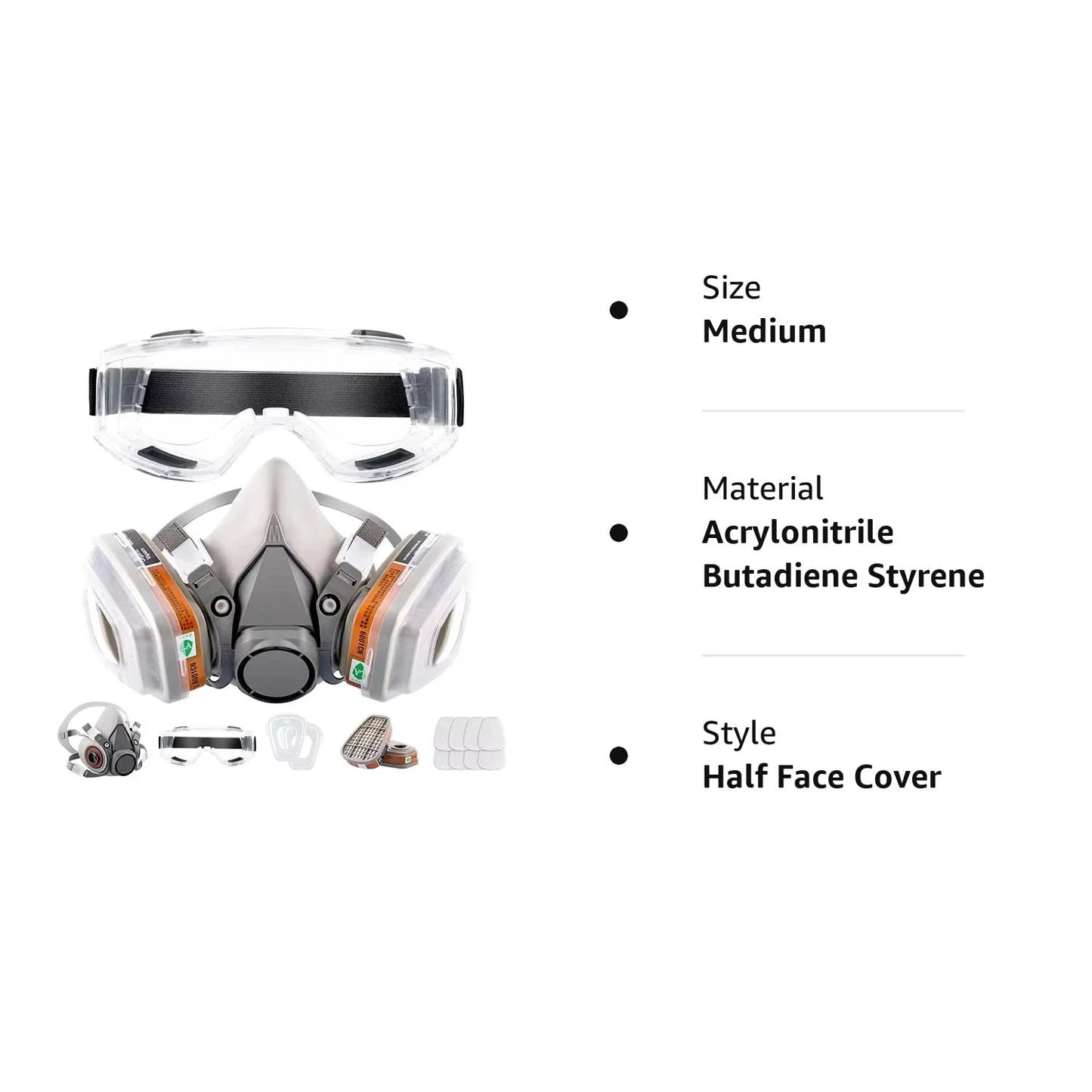 Half Face Gas Mask Respirator