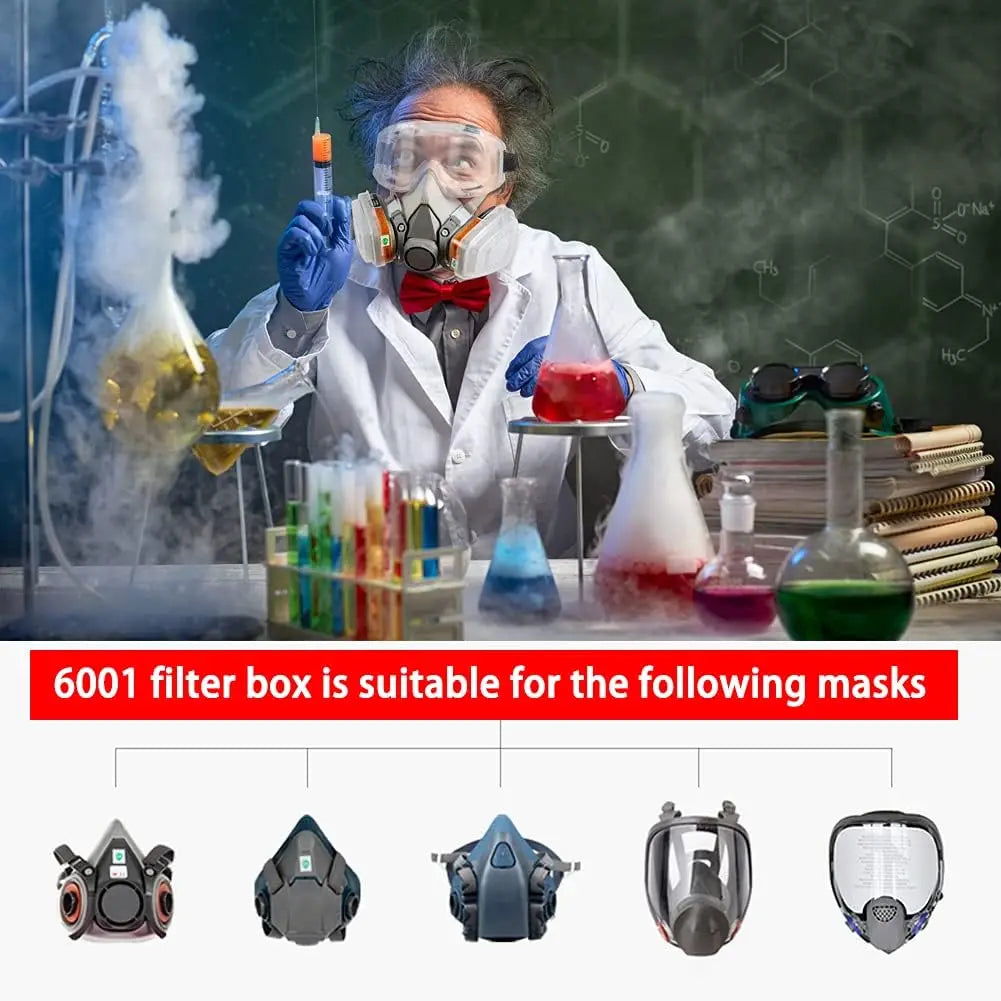 Cotton Filters Set For 3m 6200/7502/6800 Dust Gas Masks